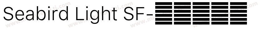 Seabird Light SF字体转换